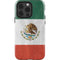 Mexico Flag Distressed iPhone 14 Pro Impact Case